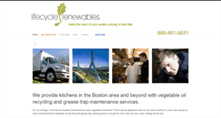 Desktop Screenshot of lifecyclerenewables.com